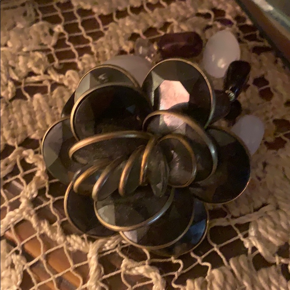 Vintage metal flower Bracelet